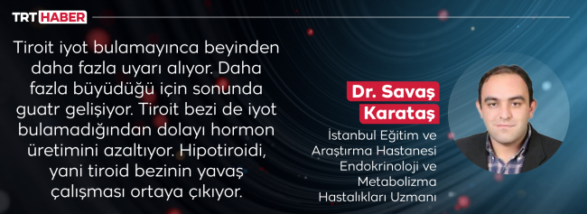 İyot eksikliği ciddi sağlık sorunlarının sebebi